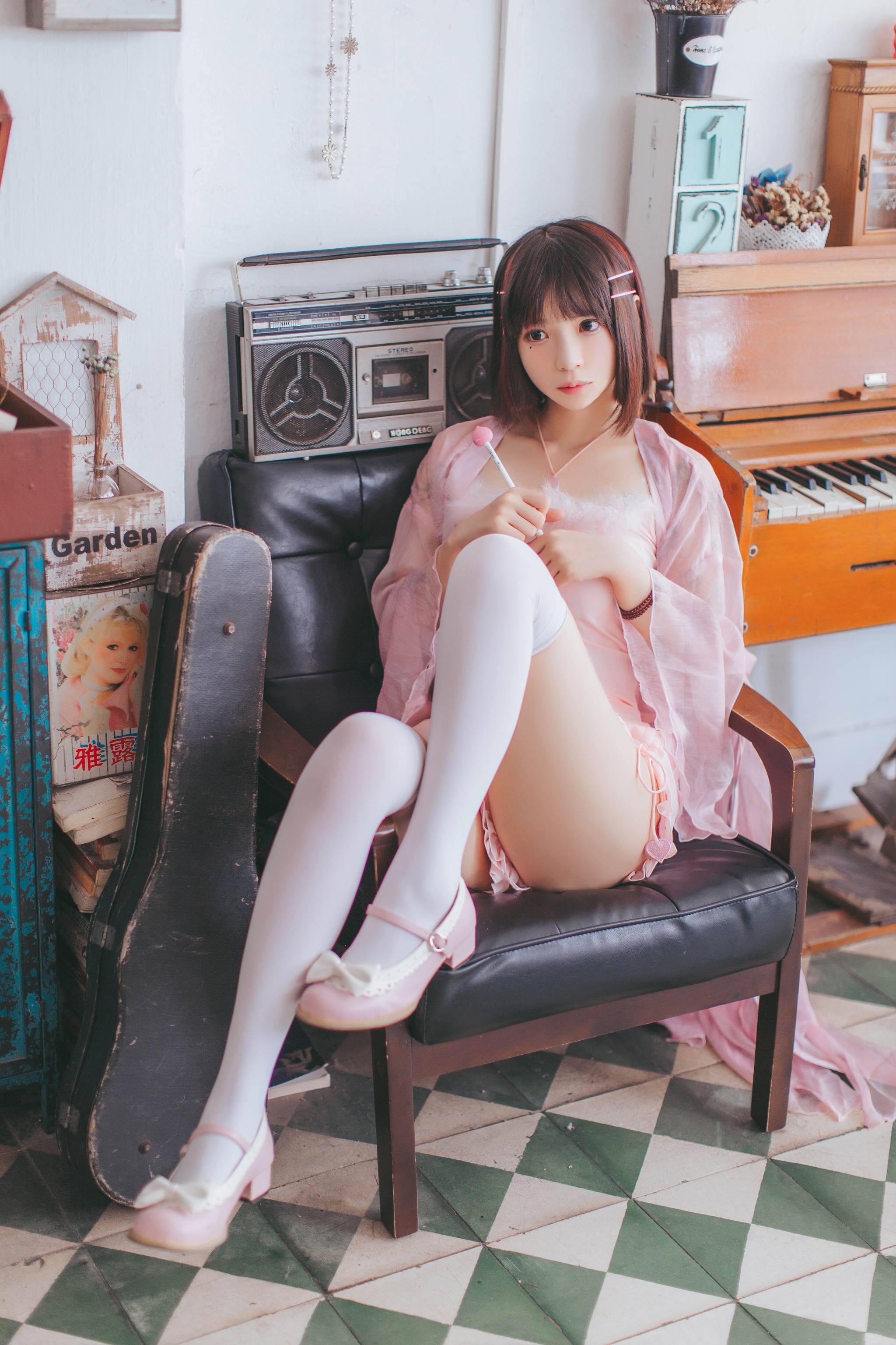 疯猫ss – NO.016 粉红日常 [19P]-XikXak